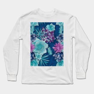 Succulent Love II // pattern Long Sleeve T-Shirt